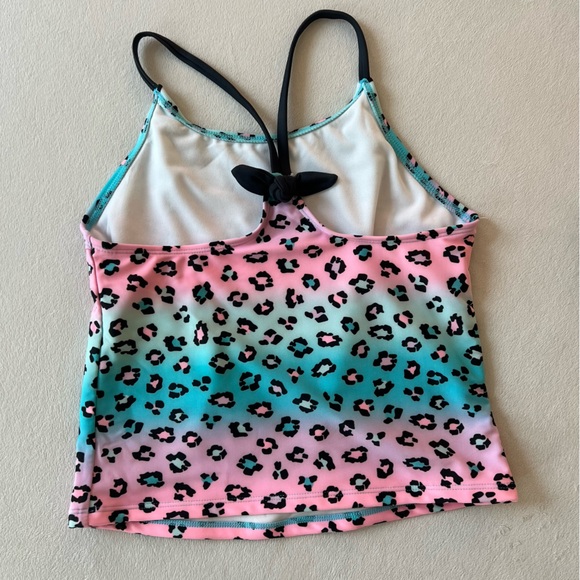 Cat & Jack Swim Magical Animal Ombre Bow Back Tankini Set Girls XL - Picture 3 of 12